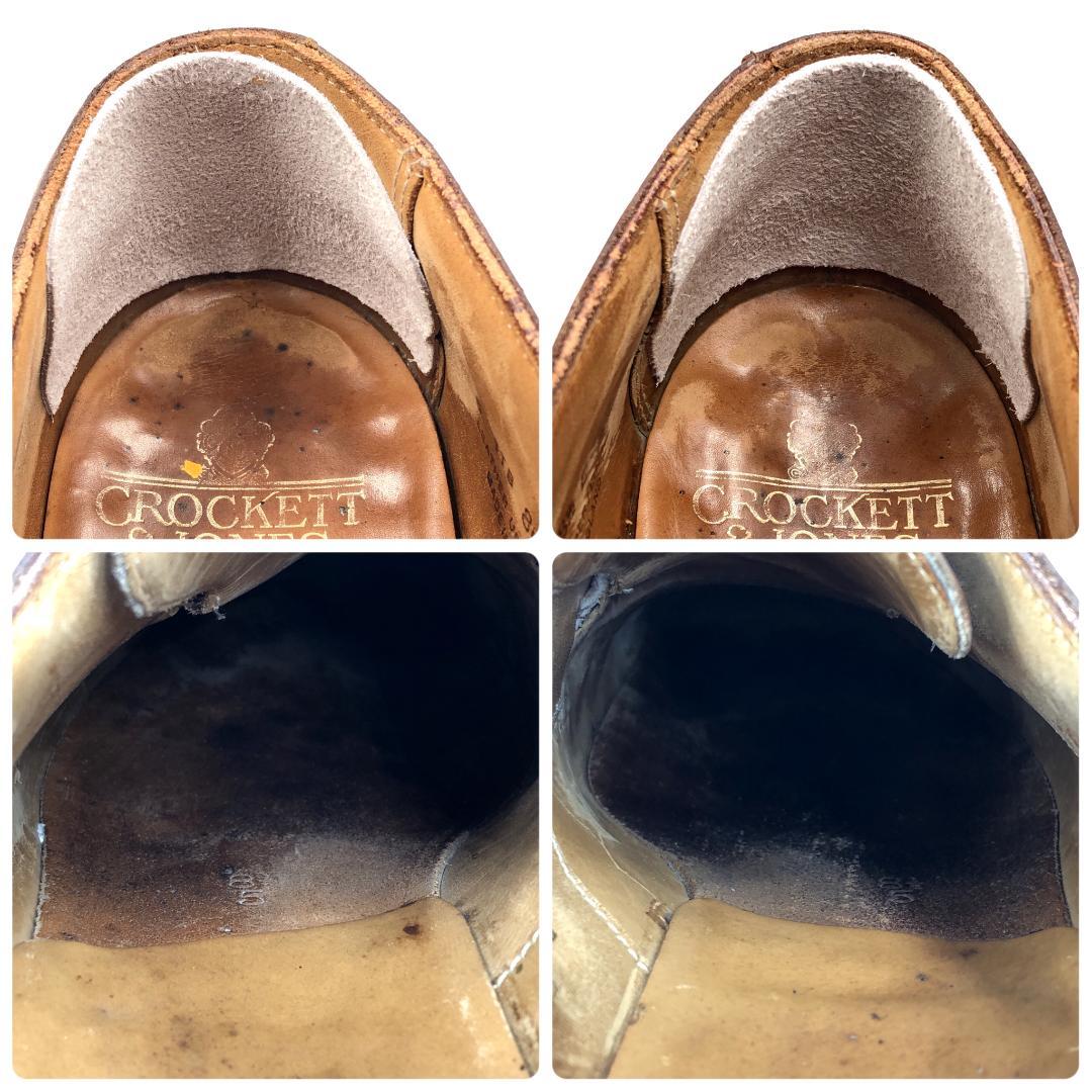 Crockett&Jones 26.5cm 8.5E Uチップ 外羽根 茶