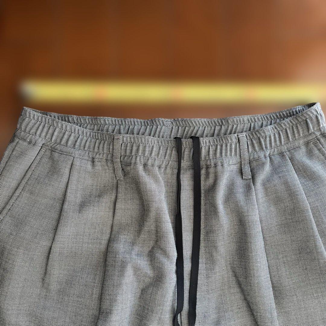 【MISTER HOLLYWOOD】ワイドテーパード ゴム仕様　メンズパンツ