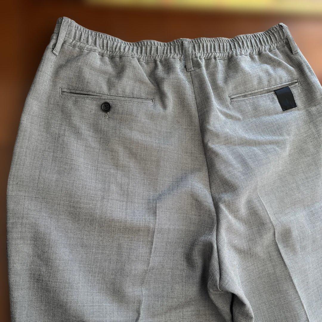 【MISTER HOLLYWOOD】ワイドテーパード ゴム仕様　メンズパンツ