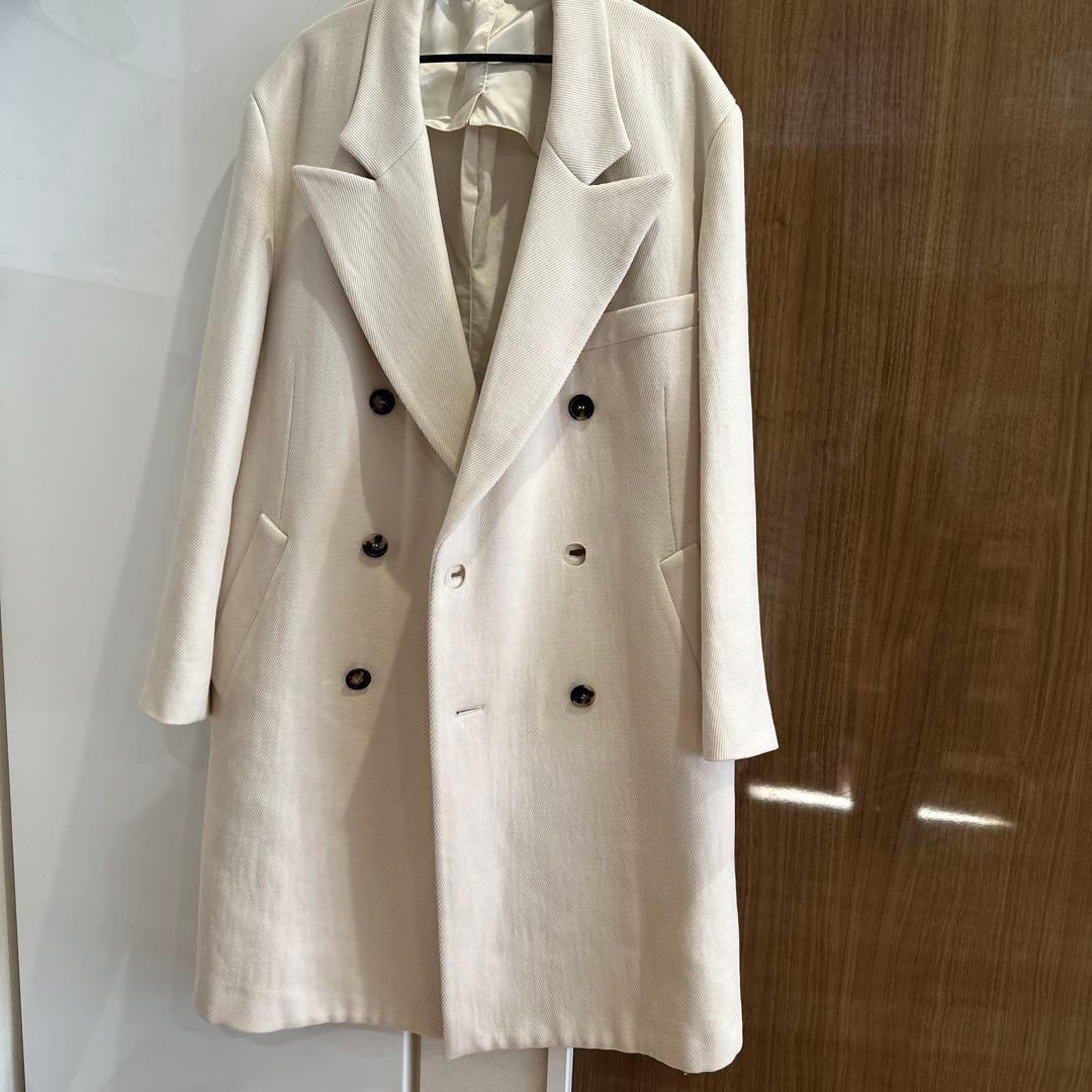 MaisonMargela メゾンマルジェラ　40 アイボリー　ロングコート