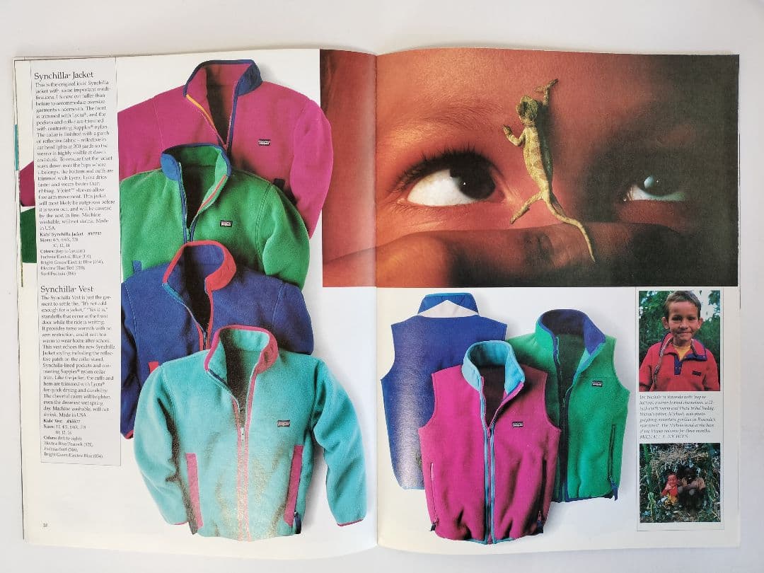 Patagonia カタログ 1989年　春 こどもカタログ　英語版