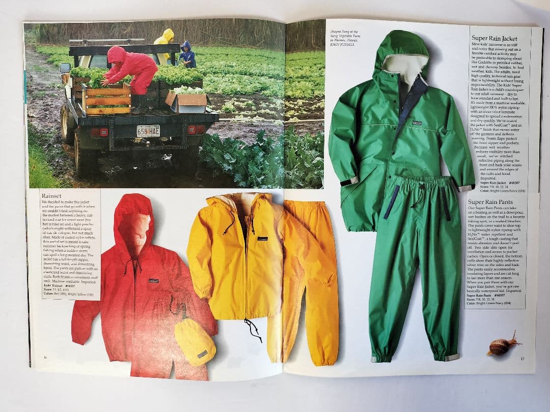 Patagonia カタログ 1989年　春 こどもカタログ　英語版