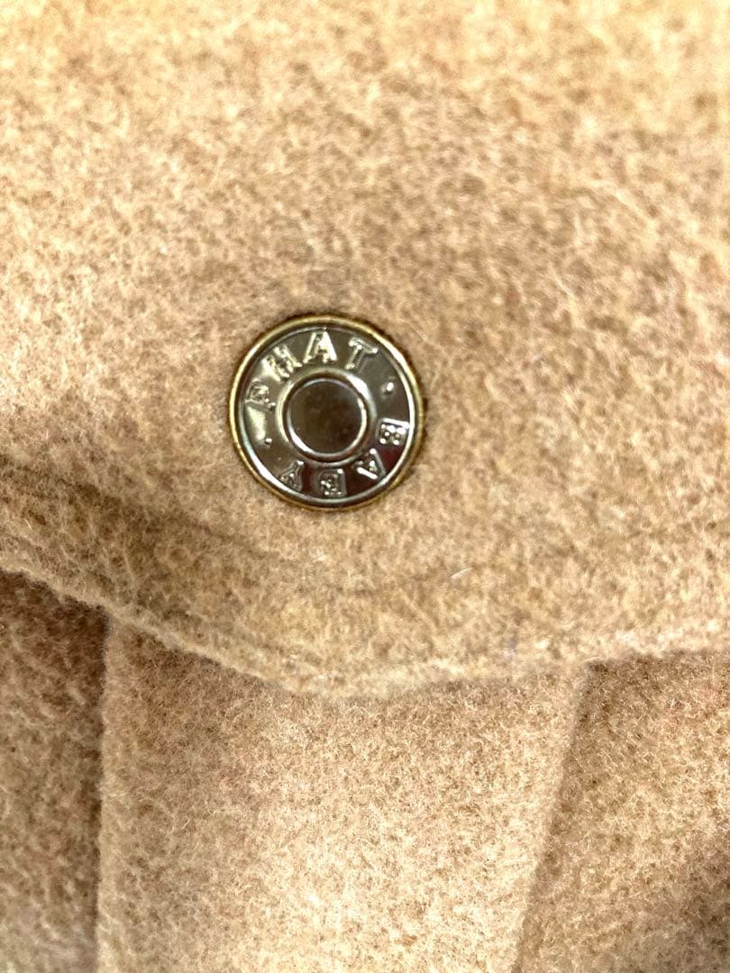 BABY PHAT 中綿 ブルゾン 刺繍ロゴ ファー襟 Sサイズ