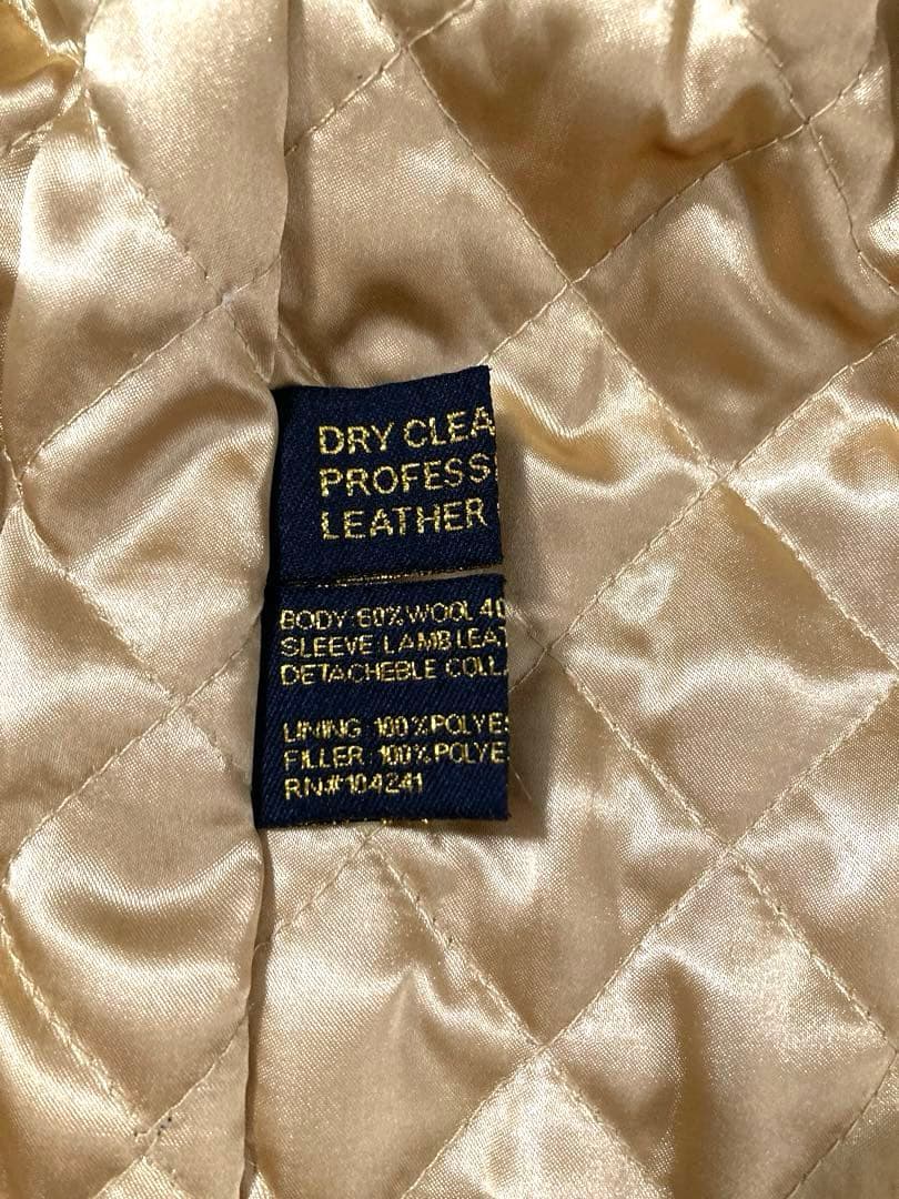 BABY PHAT 中綿 ブルゾン 刺繍ロゴ ファー襟 Sサイズ