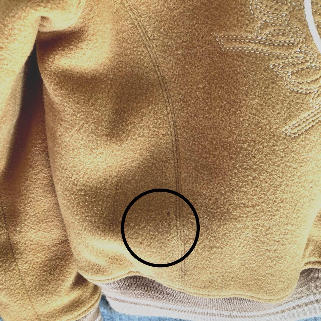 BABY PHAT 中綿 ブルゾン 刺繍ロゴ ファー襟 Sサイズ