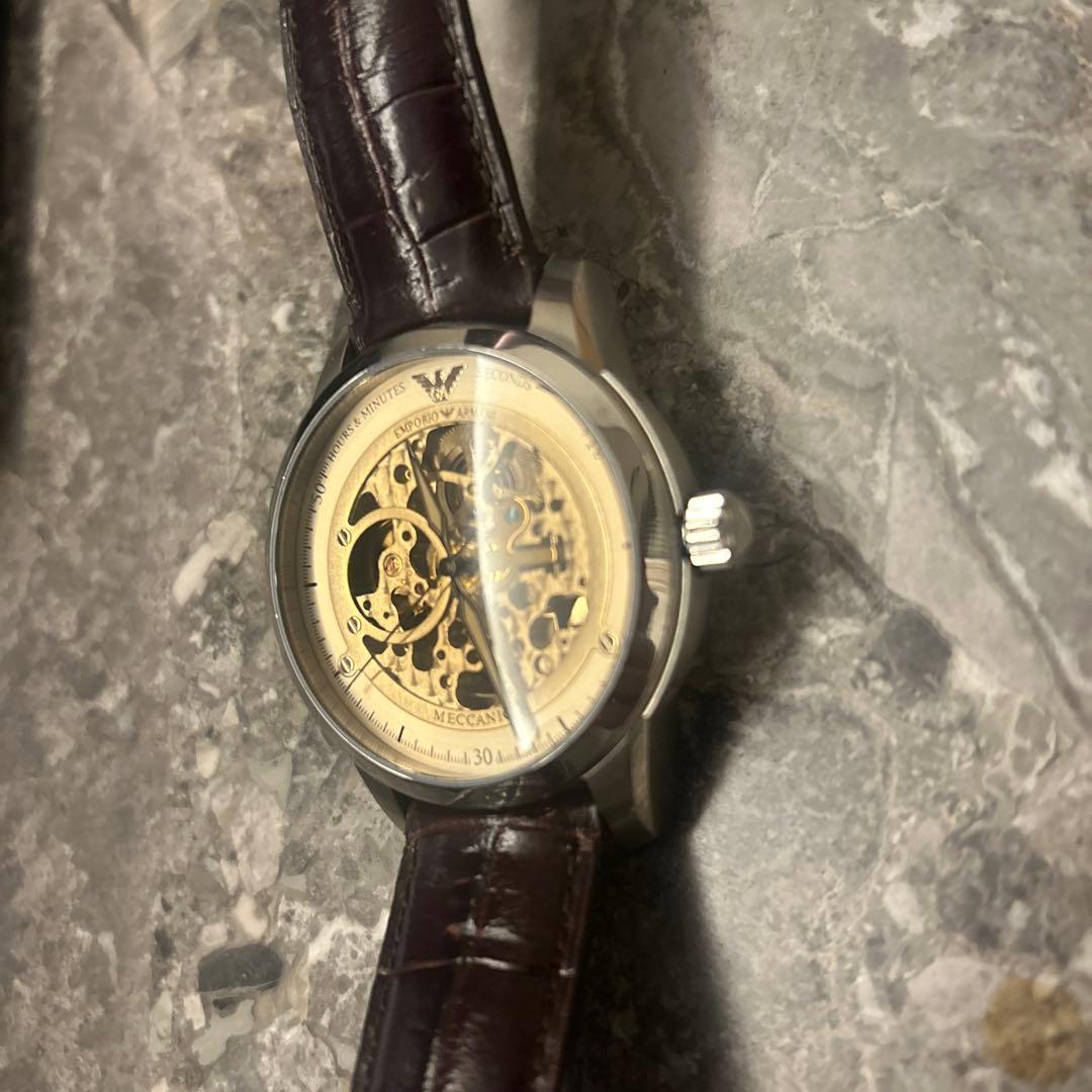 EMPORIO ARMANI 自動巻き時計 Meccanico