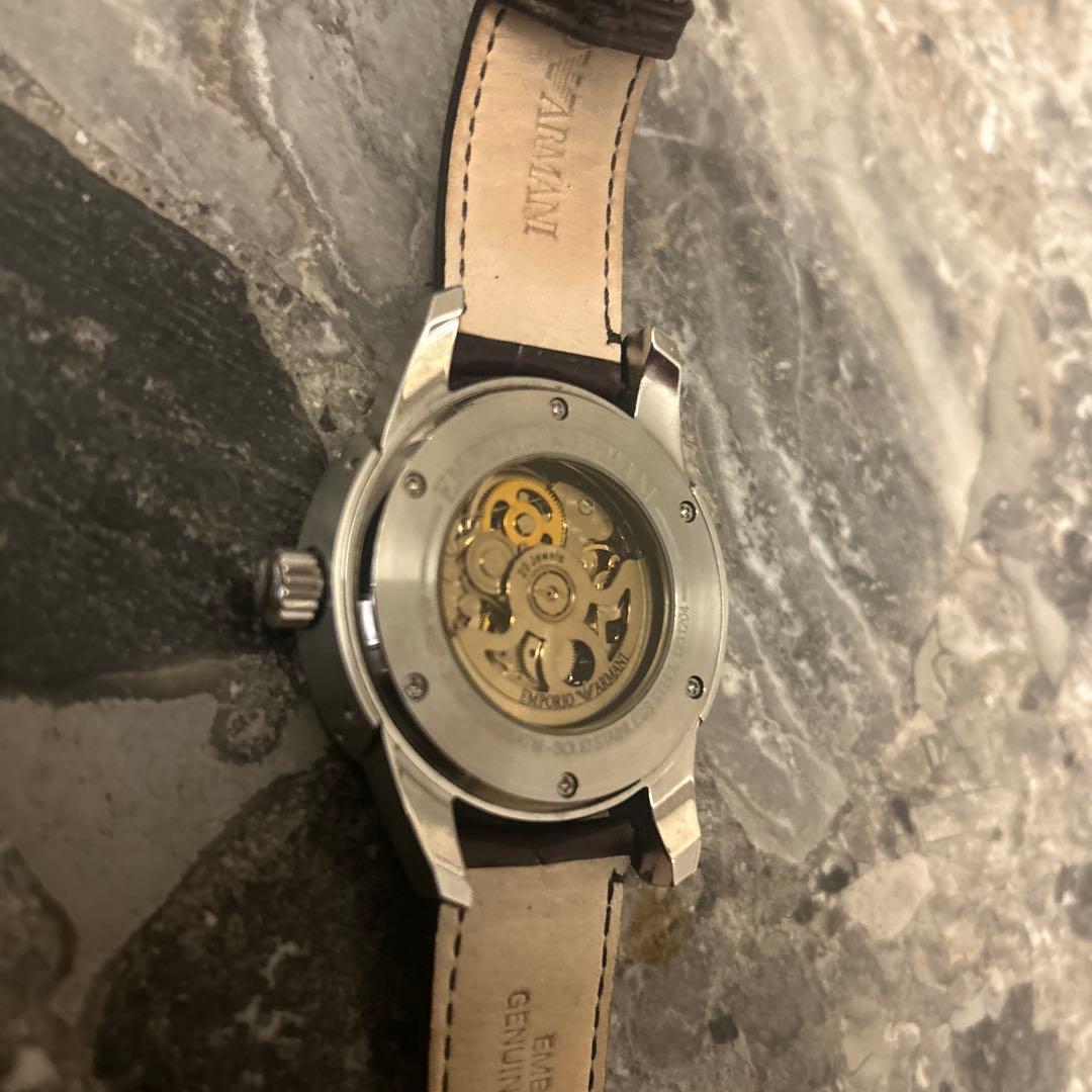 EMPORIO ARMANI 自動巻き時計 Meccanico