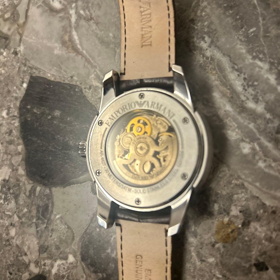 EMPORIO ARMANI 自動巻き時計 Meccanico
