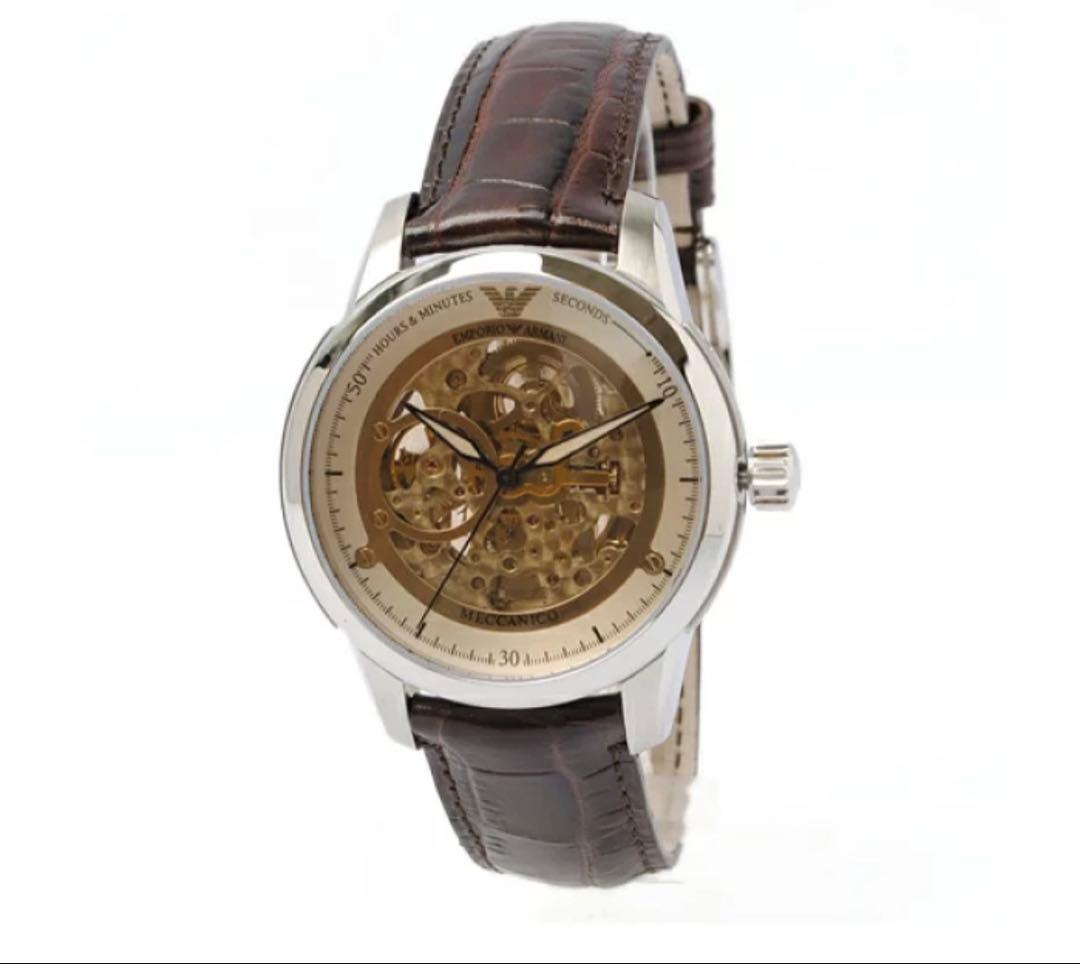 EMPORIO ARMANI 自動巻き時計 Meccanico