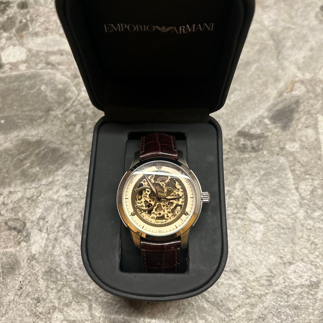 EMPORIO ARMANI 自動巻き時計 Meccanico