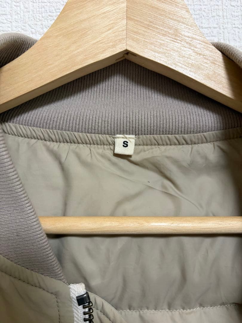 MUJI Labo紳士 MA-1 ダウンブルゾン