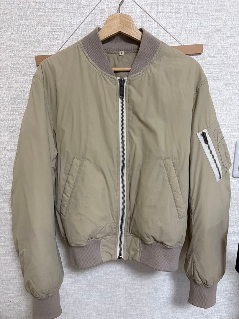 MUJI Labo紳士 MA-1 ダウンブルゾン