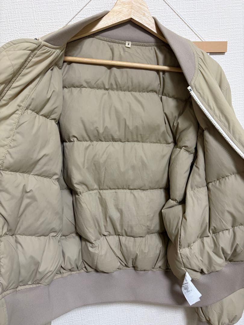 MUJI Labo紳士 MA-1 ダウンブルゾン