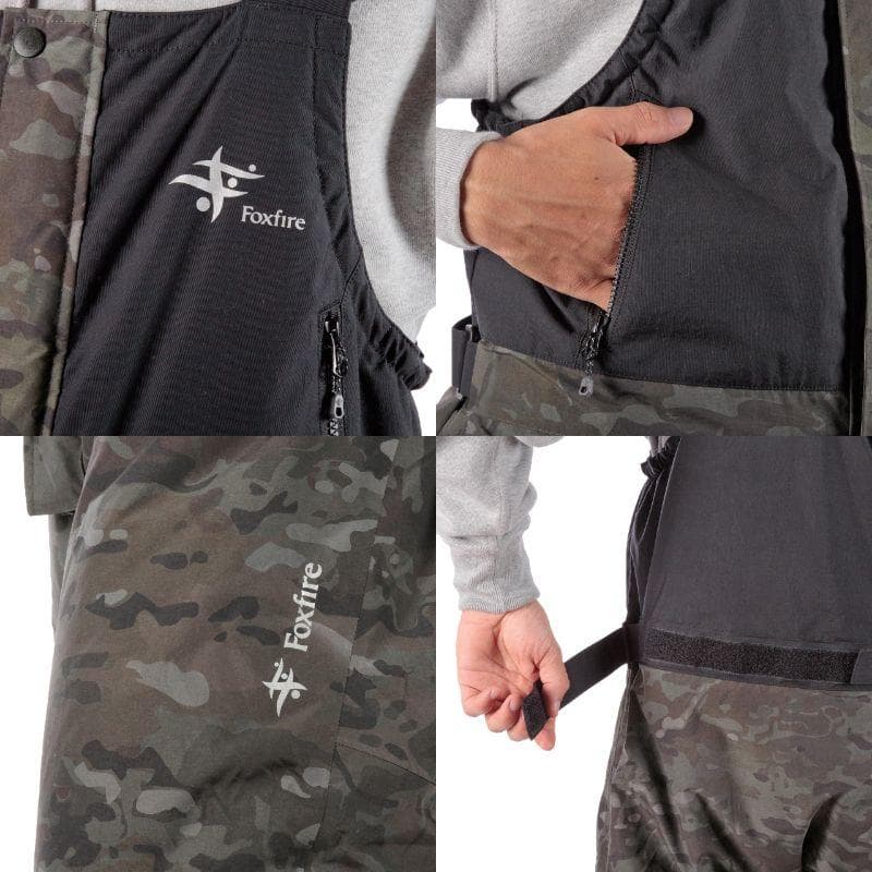Foxfire　フロストレイクビブ　パンツ　XXL【新品】ブラック　釣り　防寒