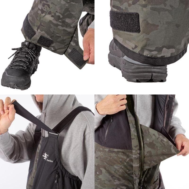 Foxfire　フロストレイクビブ　パンツ　XXL【新品】ブラック　釣り　防寒