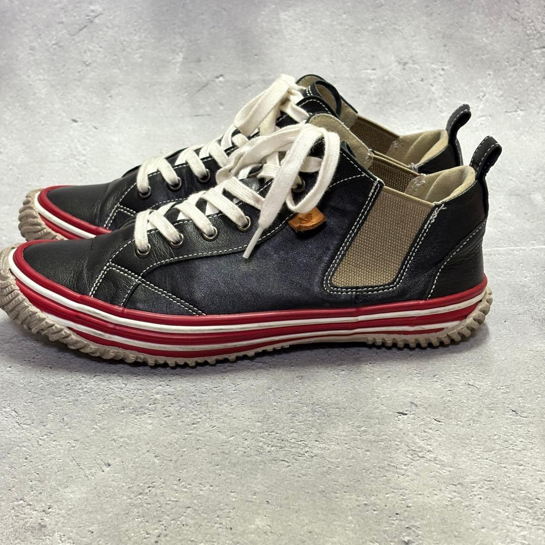 スピングルムーブ　SPINGLE MOVE　レザースニーカー　サイドゴア　SS