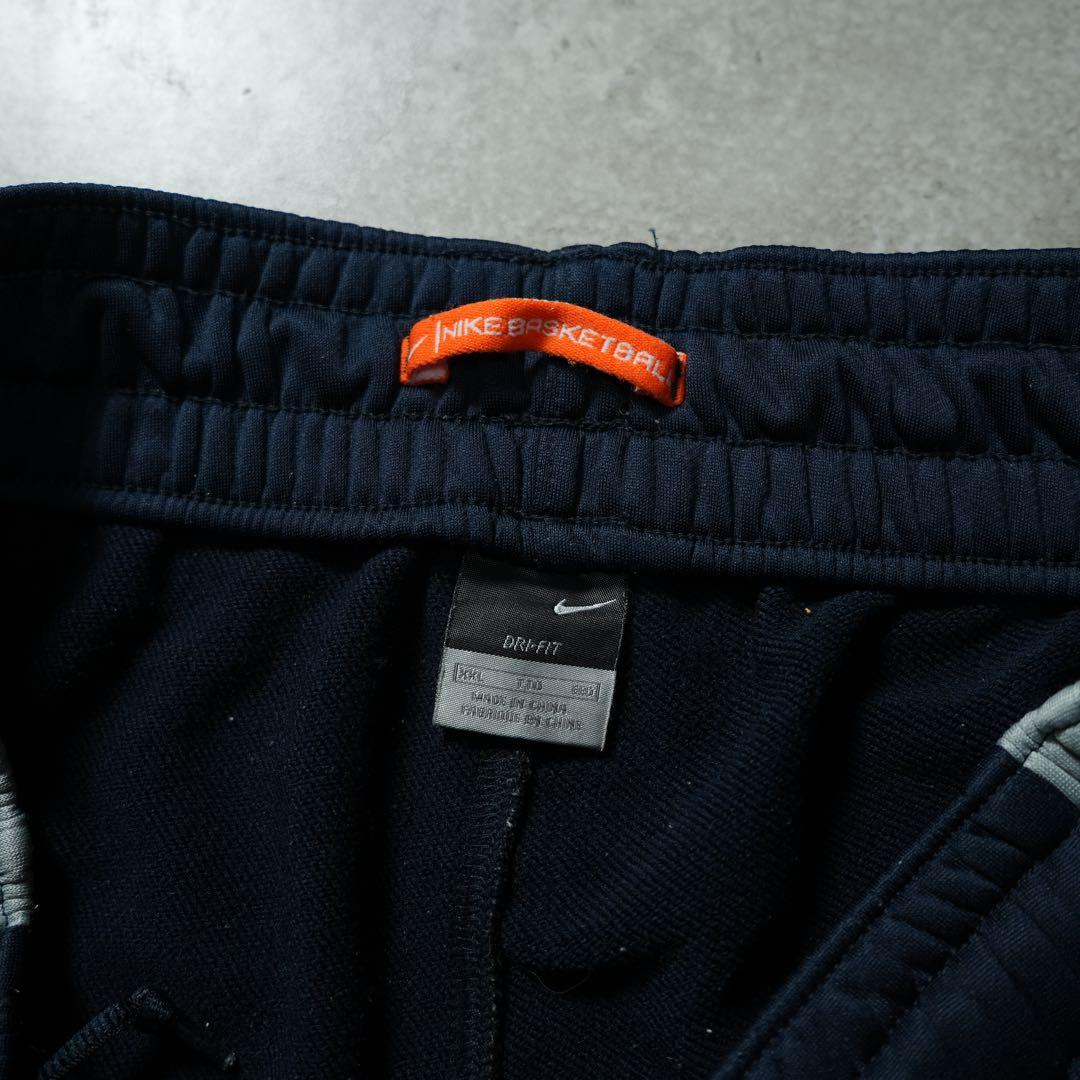 00s NIKE バギートラックパンツ 極太 サイドスナップ 刺繍ロゴ y2k