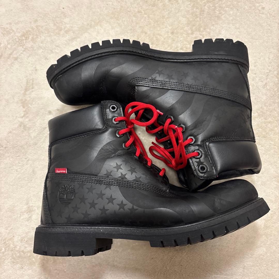 靴 SUPREME TIMBERLAND Stars Stripes boots