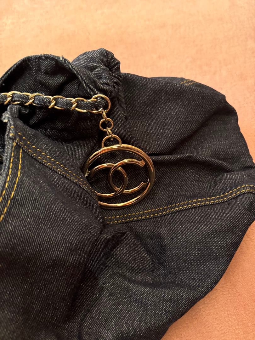 専用　新品、未使用品　CHANEL デニム ショルダーバックノベルティー