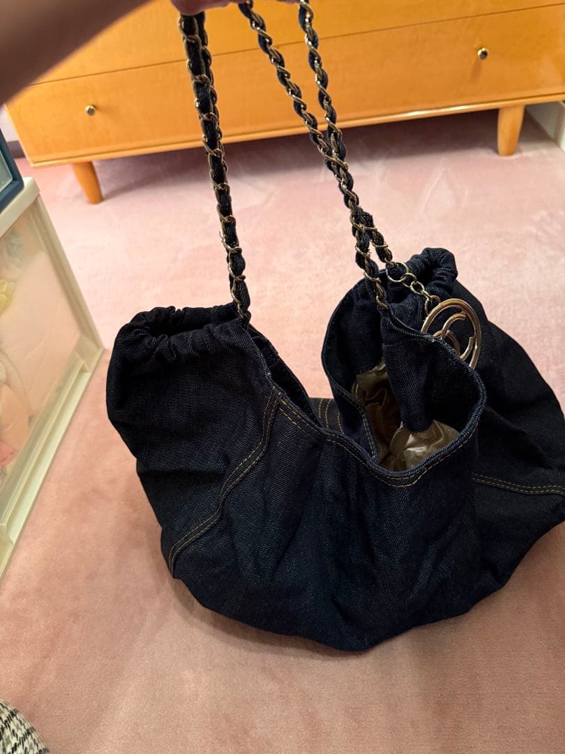 専用　新品、未使用品　CHANEL デニム ショルダーバックノベルティー
