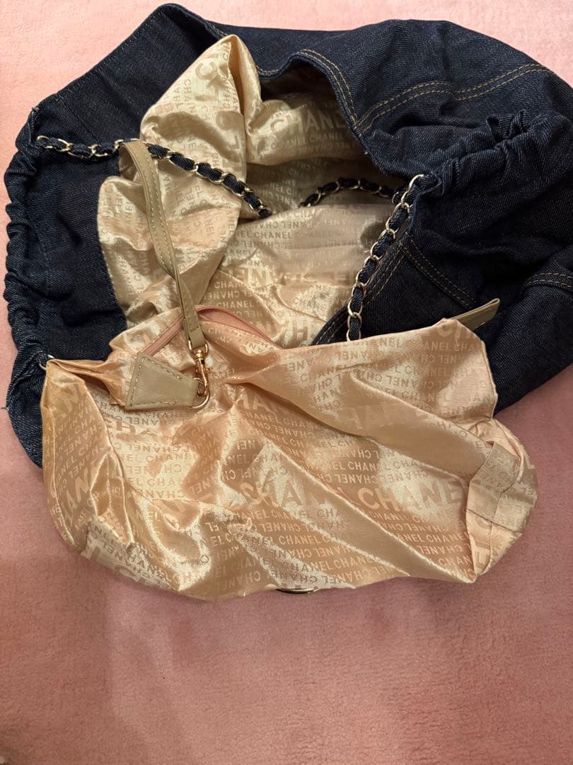専用　新品、未使用品　CHANEL デニム ショルダーバックノベルティー