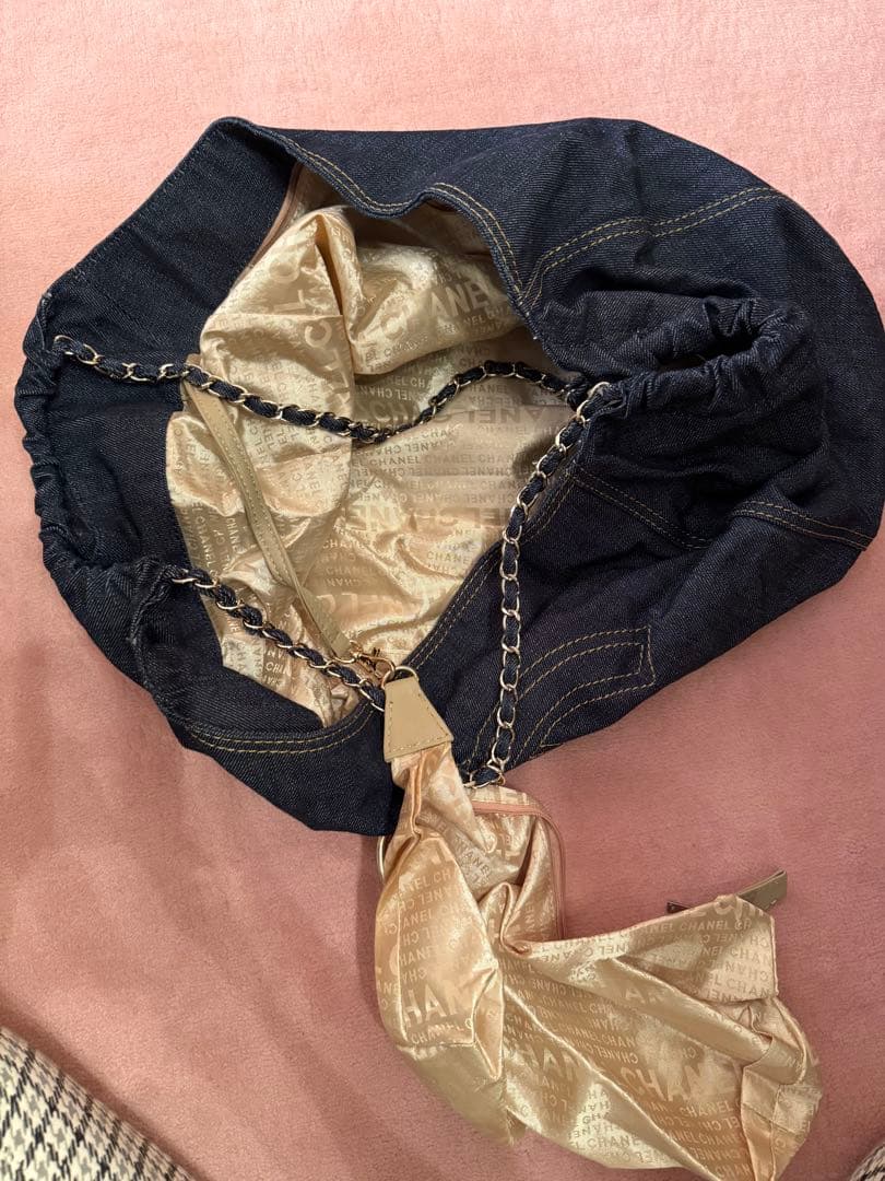 専用　新品、未使用品　CHANEL デニム ショルダーバックノベルティー