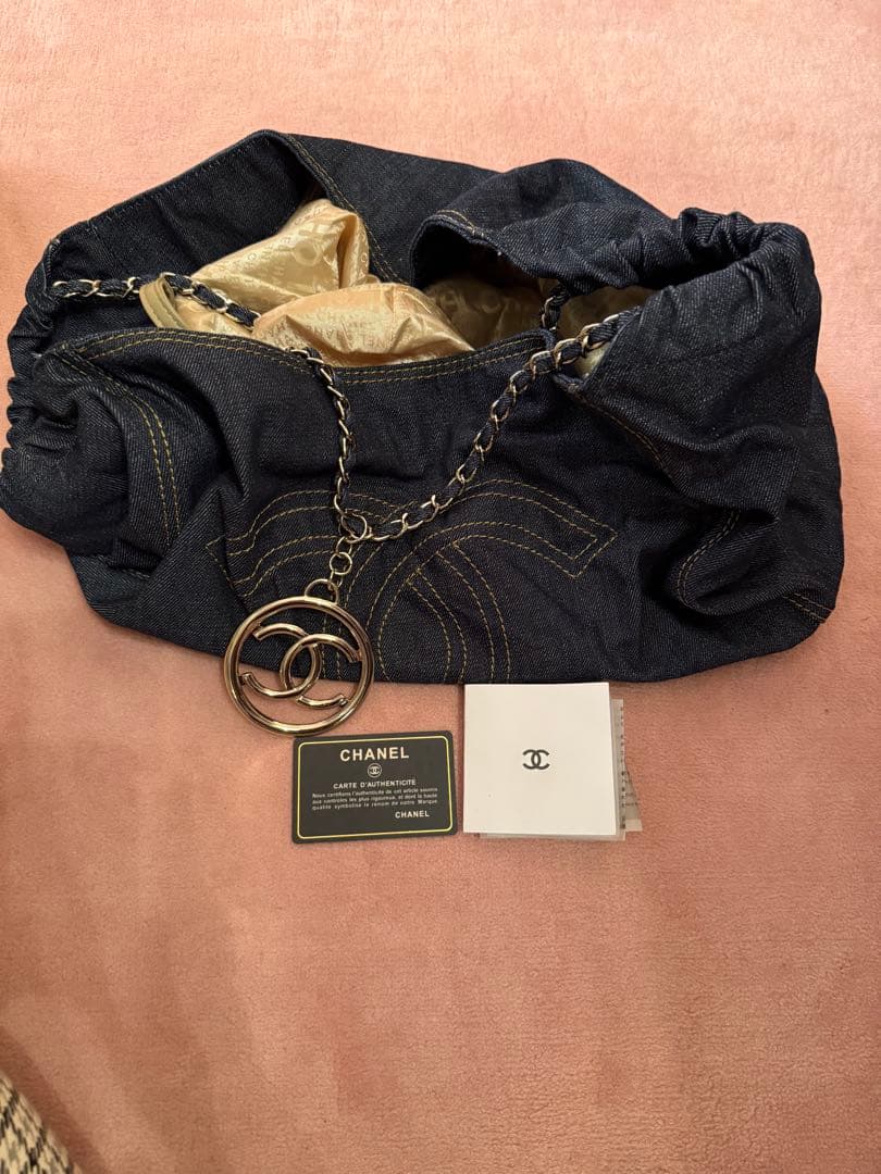 専用　新品、未使用品　CHANEL デニム ショルダーバックノベルティー