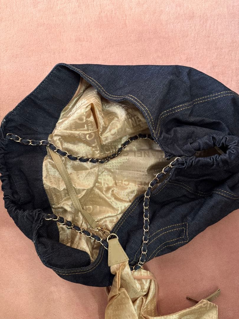 専用　新品、未使用品　CHANEL デニム ショルダーバックノベルティー
