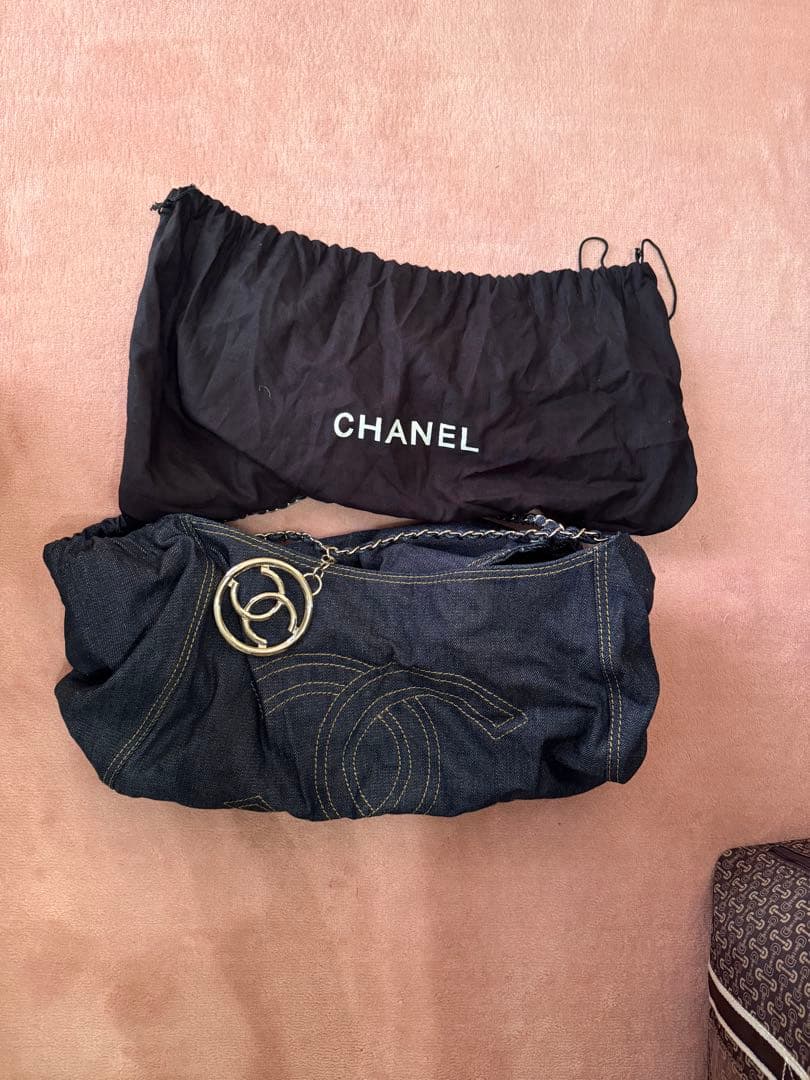 専用　新品、未使用品　CHANEL デニム ショルダーバックノベルティー