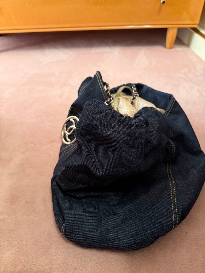 専用　新品、未使用品　CHANEL デニム ショルダーバックノベルティー