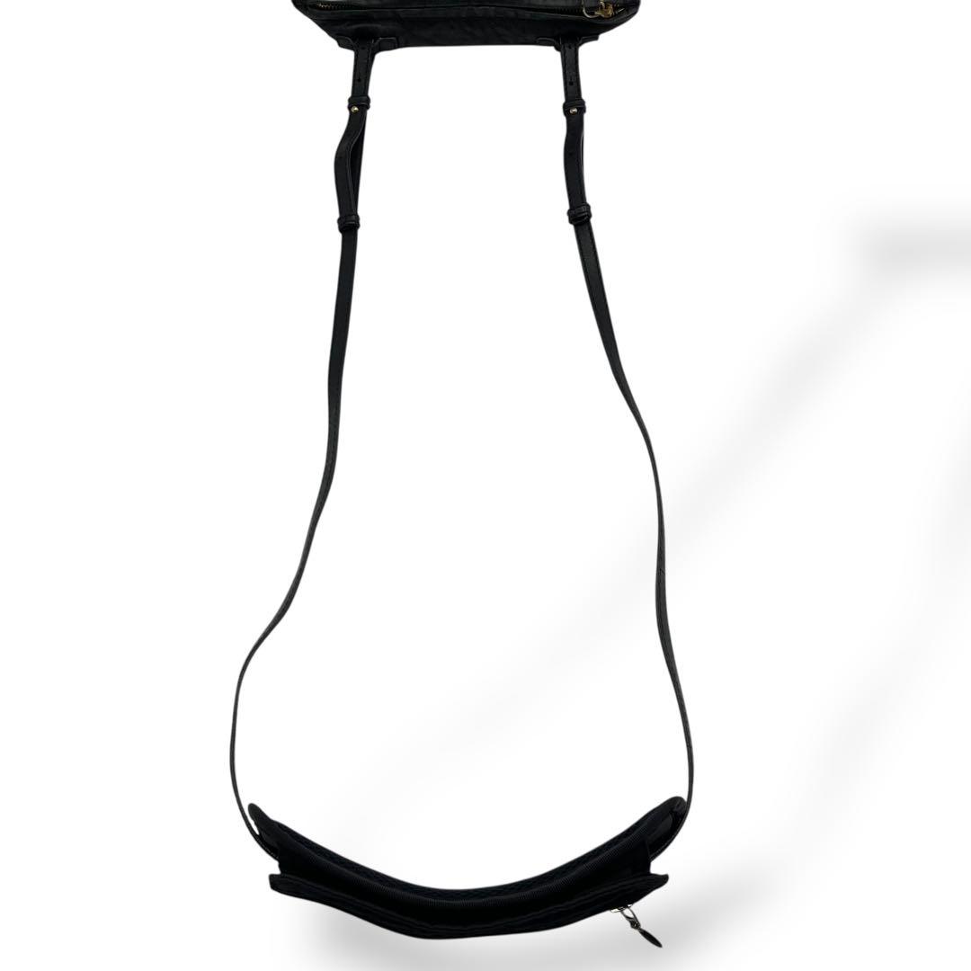 専用 ジバンシー ショルダーバッグ 斜め掛け パンドラ レザーブラック シワ加工