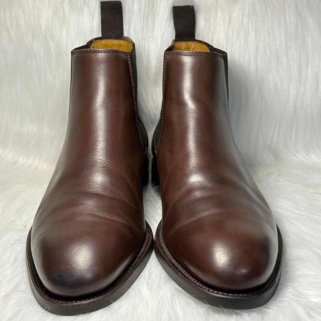 美品✨Berwick バーウィック サイドゴアブーツ 25cmブラウン 351