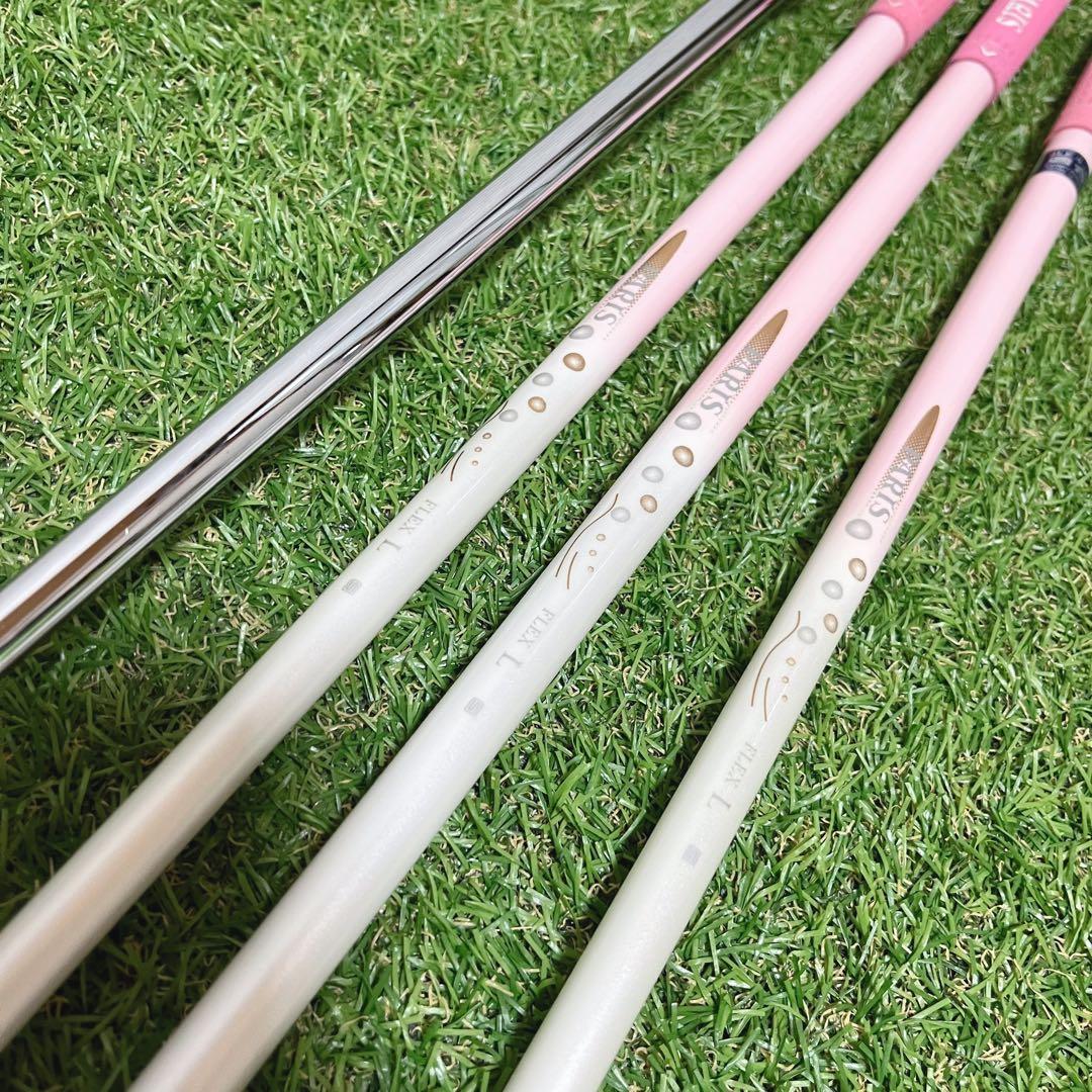 PARIS 初心者に優しいセット かわいい レディースゴルフクラブ8本セット