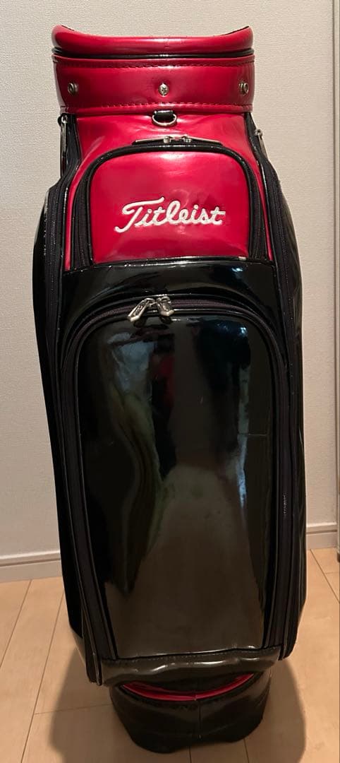 Titleist ゴルフバッグ 黒/赤