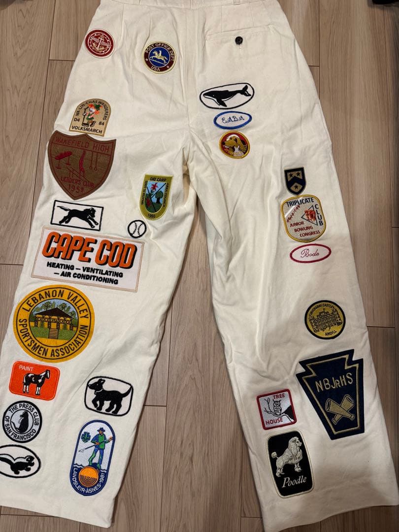 bode cambridge patch trousers ボーディー