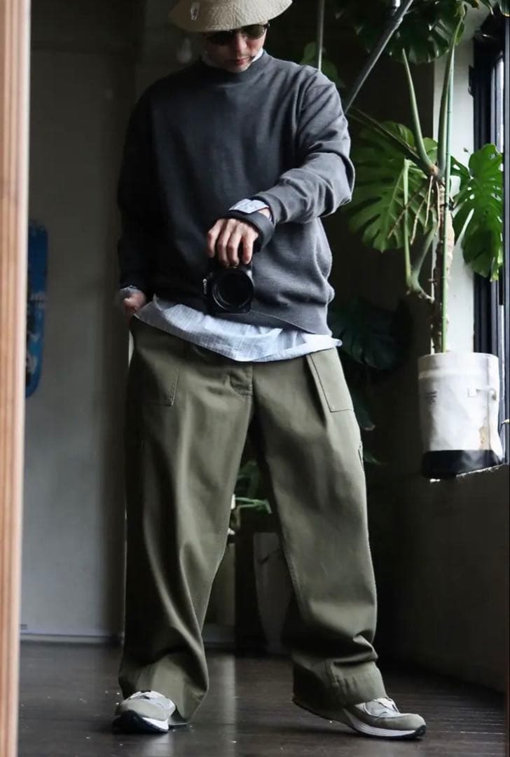 アプレッセUSAF Hemmed Bottoms Pants 1 olive