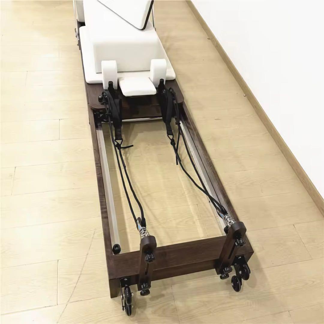 ［新品未使用］ピラティスリフォーマー クールなダークウッド