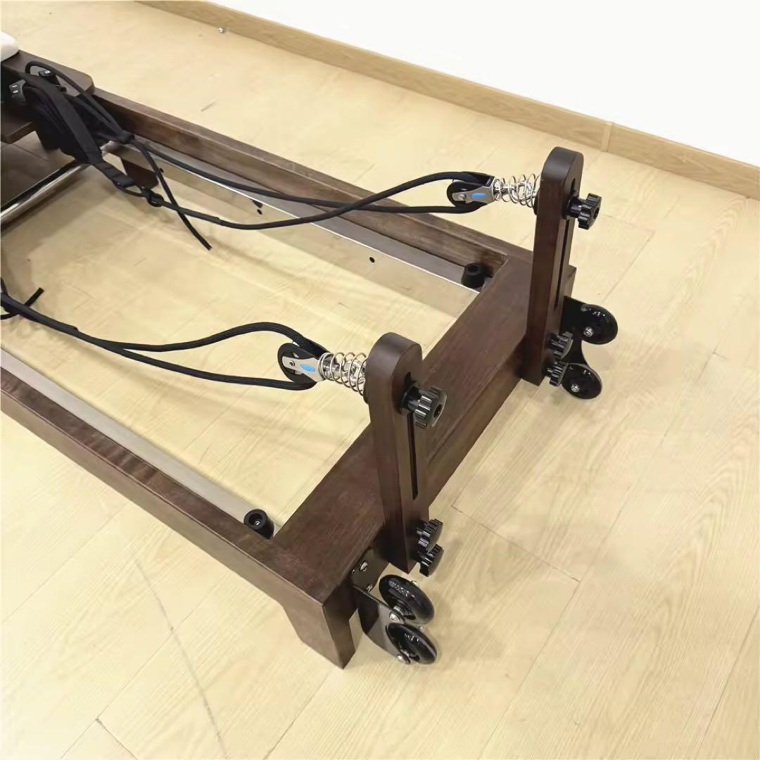 ［新品未使用］ピラティスリフォーマー クールなダークウッド