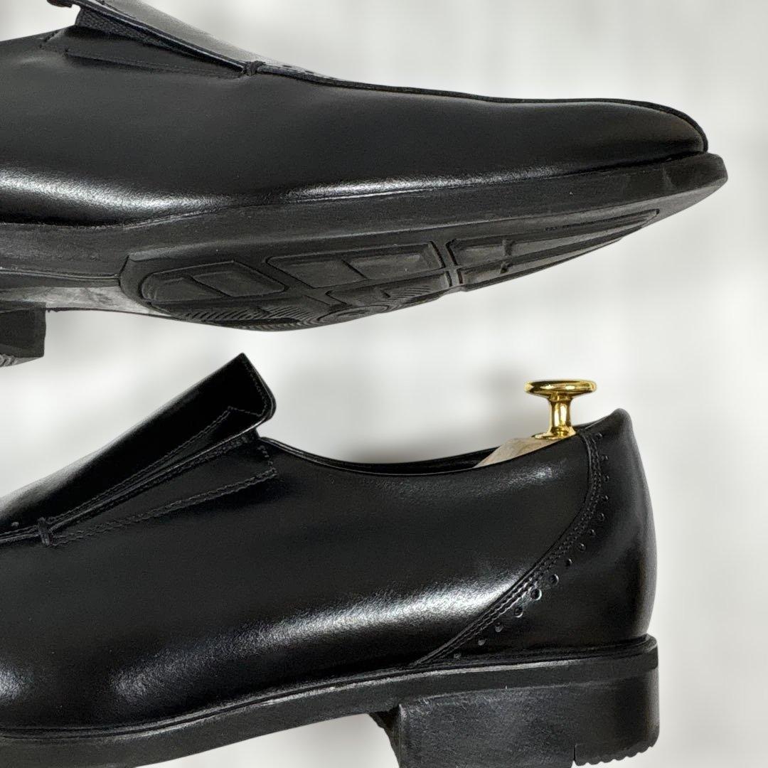 アシックス ランウォーク WR321J スリッポン スワールトゥ 黒 25.5