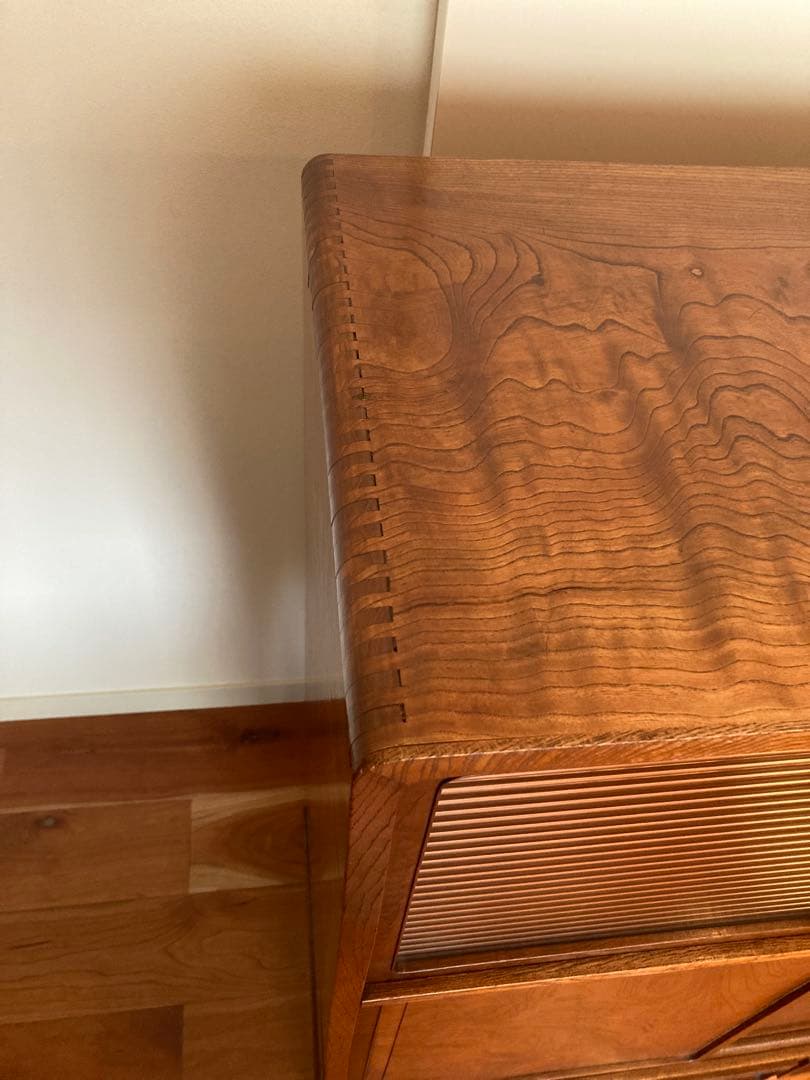 木組み　骨董　食器棚　タンス