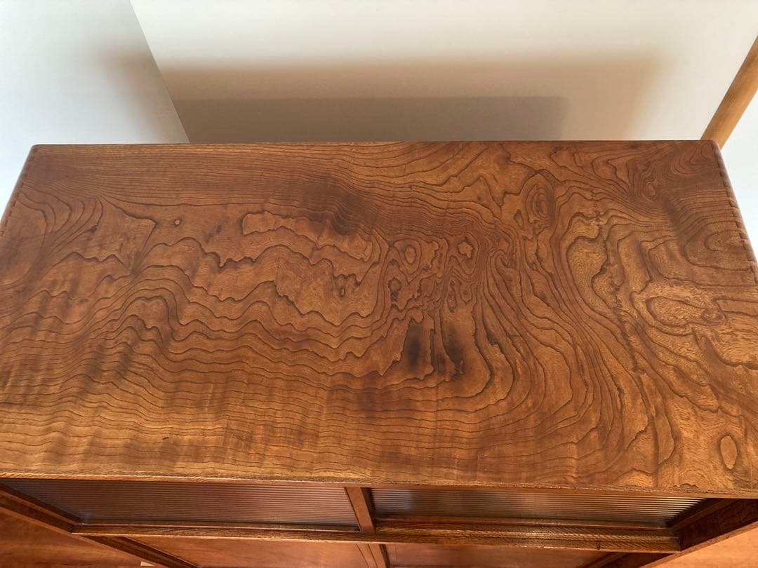 木組み　骨董　食器棚　タンス