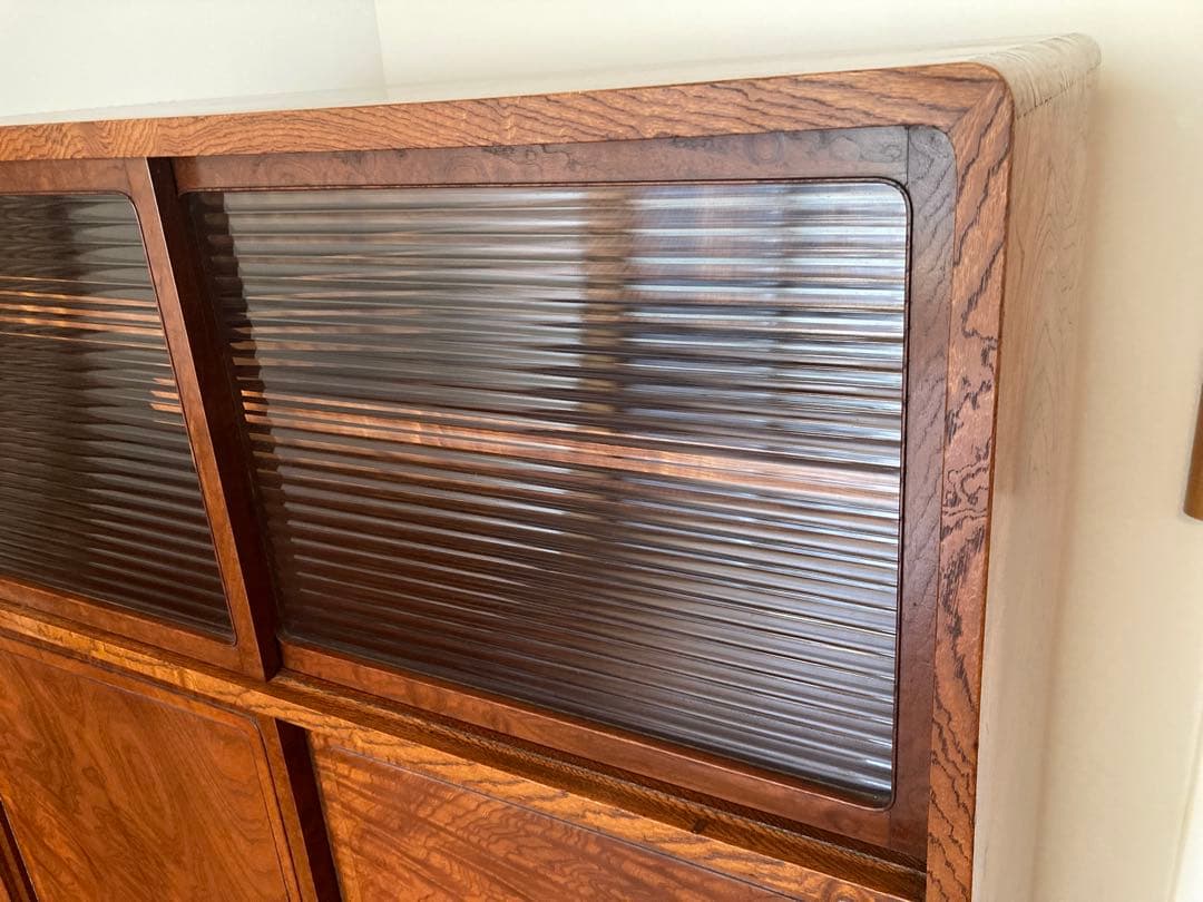 木組み　骨董　食器棚　タンス