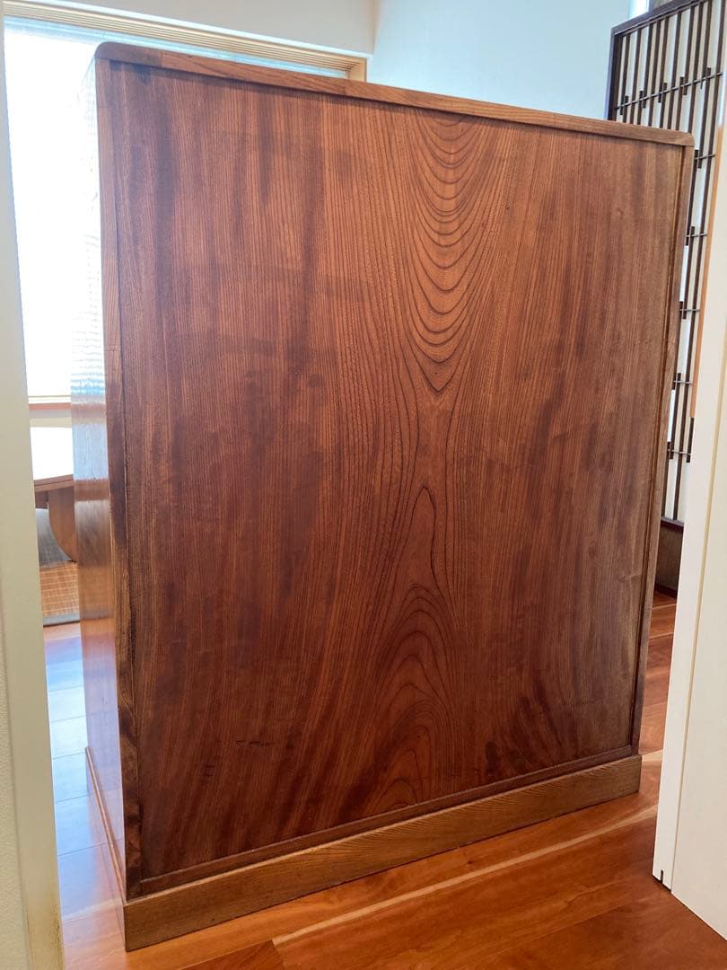 木組み　骨董　食器棚　タンス