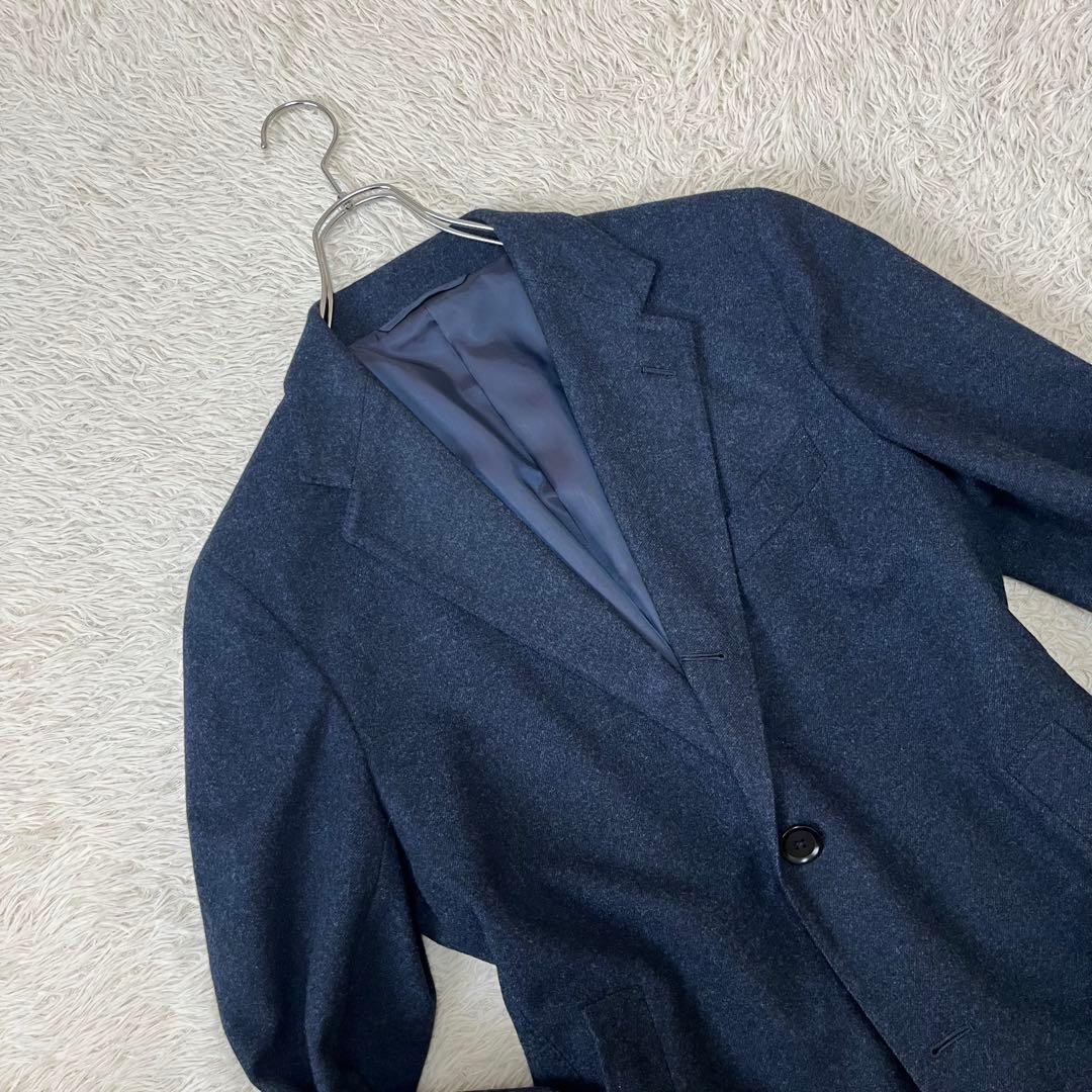 【極美品】グリーンレーベルリラクシング×ロロピアーナ チェスターコート ネイビー