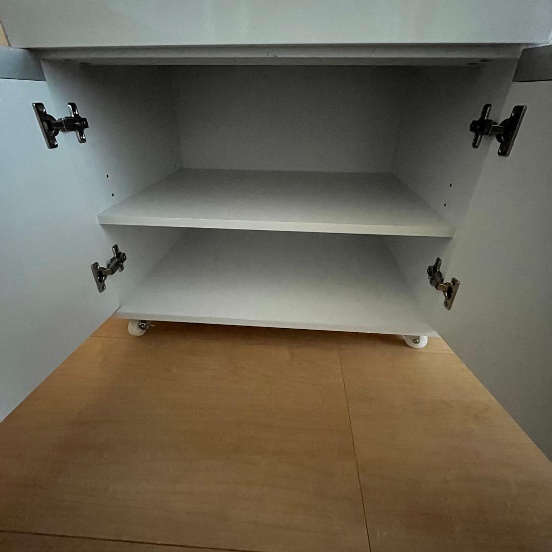 キッチンカウンター ホワイト マーブル