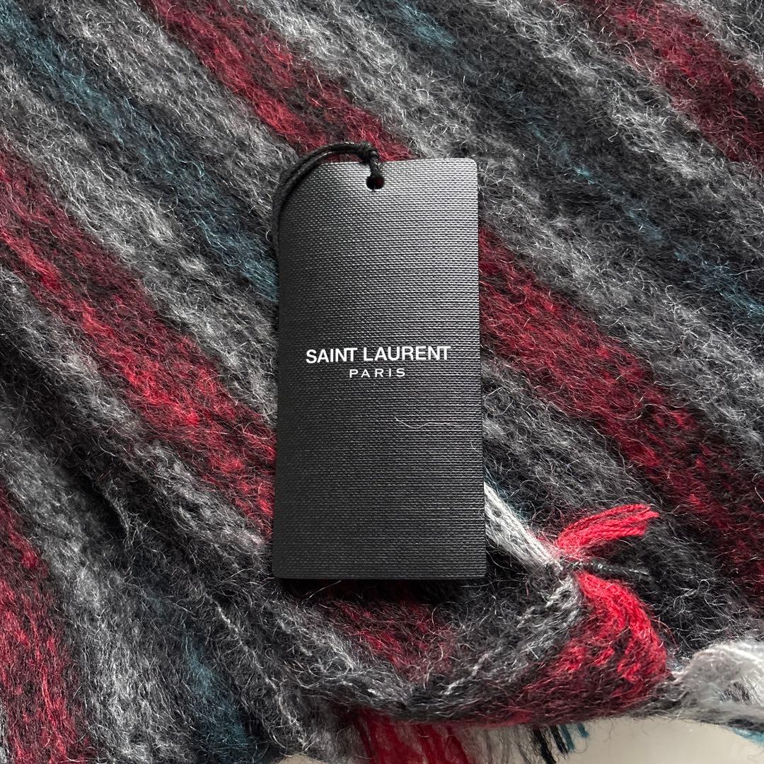 サンローラン　モヘアマフラー