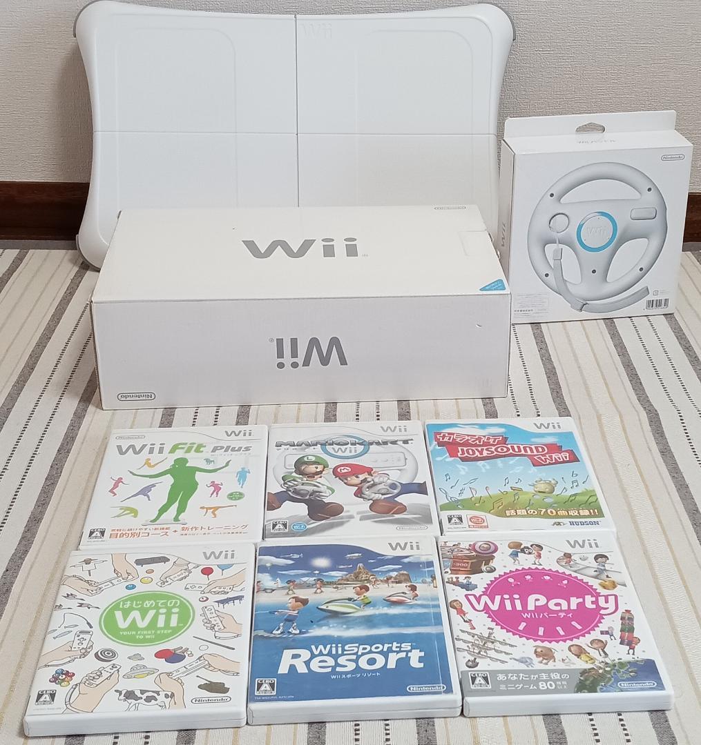 Nintendo Wii ホワイト ゲームと周辺機器