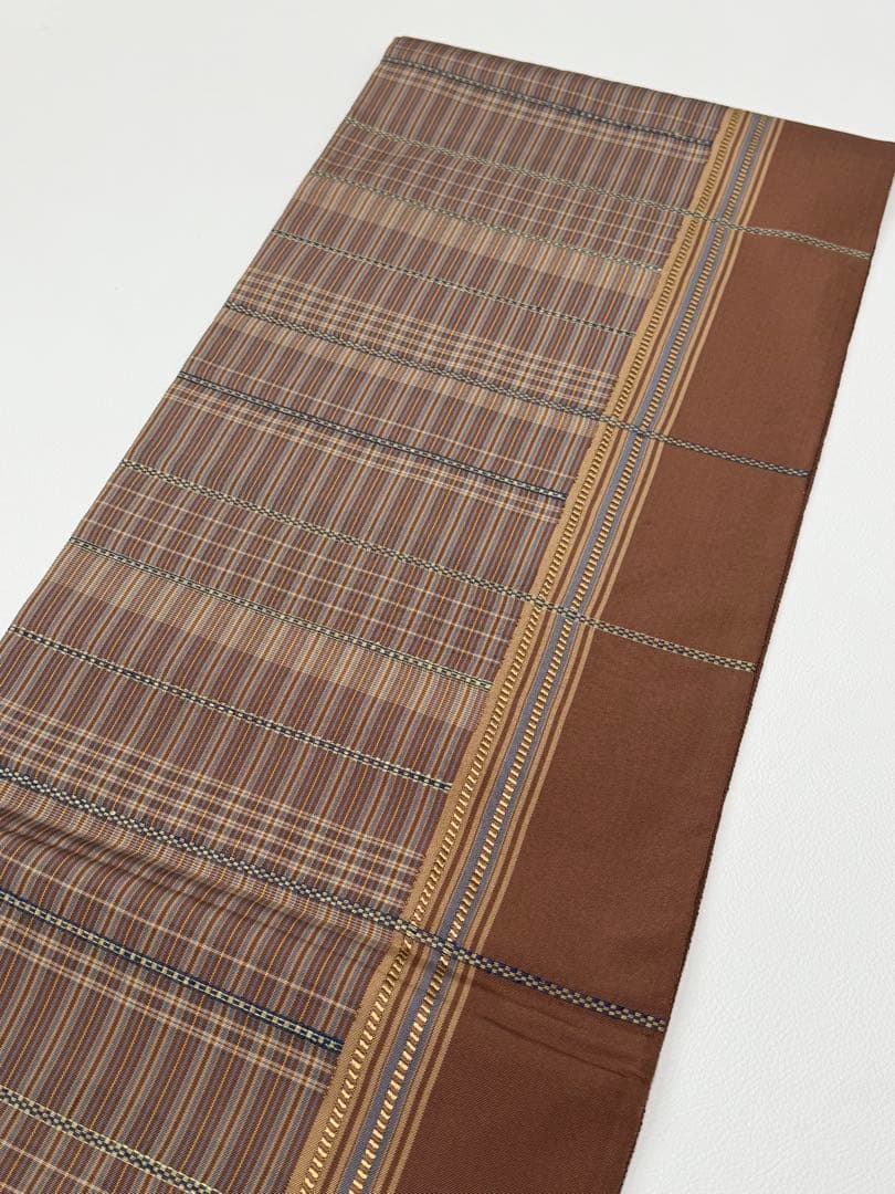 n*o様 伝統工芸士　曽根武勇　全通柄袋帯　落款　逸品　　一回のみ使用　芯入れ仕