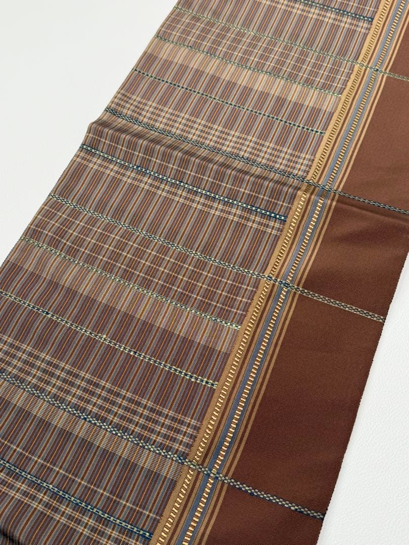 n*o様 伝統工芸士　曽根武勇　全通柄袋帯　落款　逸品　　一回のみ使用　芯入れ仕