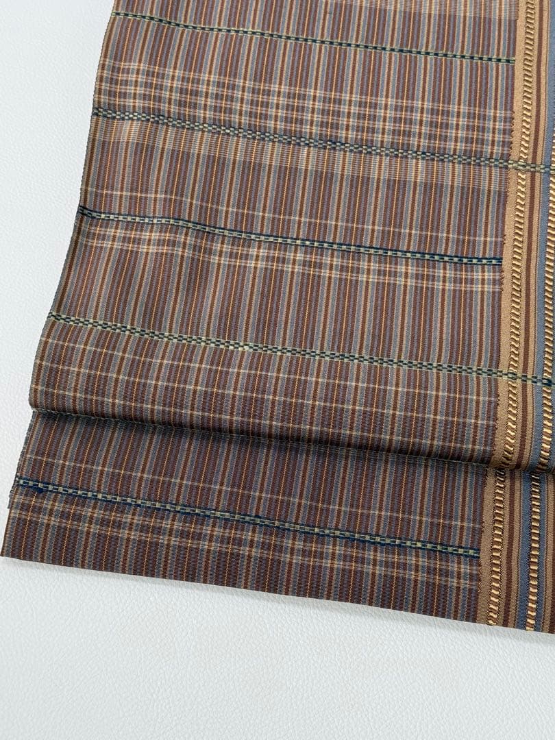 n*o様 伝統工芸士　曽根武勇　全通柄袋帯　落款　逸品　　一回のみ使用　芯入れ仕